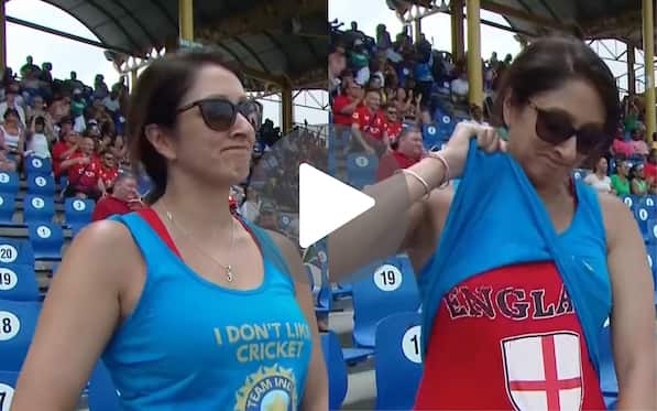 [Watch] Fan Girl Finds ‘Unique’ Way To Support England Over India After Livingstone's Wicket